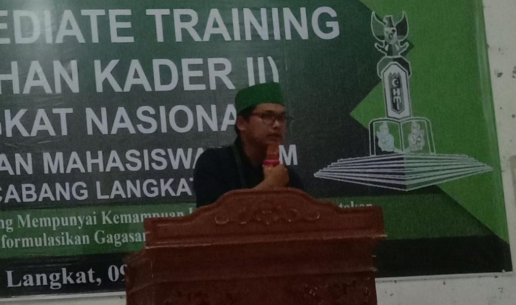 Brimob Ritonga, Ketua Bidang Pendidikan dan Riset Badan Koordinasi Himpunan Mahasiswa Islam Sumatera Utara (dok:Igal)